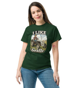 Unisex classic tee forest green front 696cf0bb47b3a.jpg