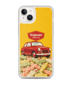 Clear case for iphone iphone 14 plus case on phone 6a7a02f0376ae.jpg