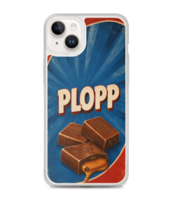 Clear case for iphone iphone 14 plus case on phone 6a7a22024a986.jpg